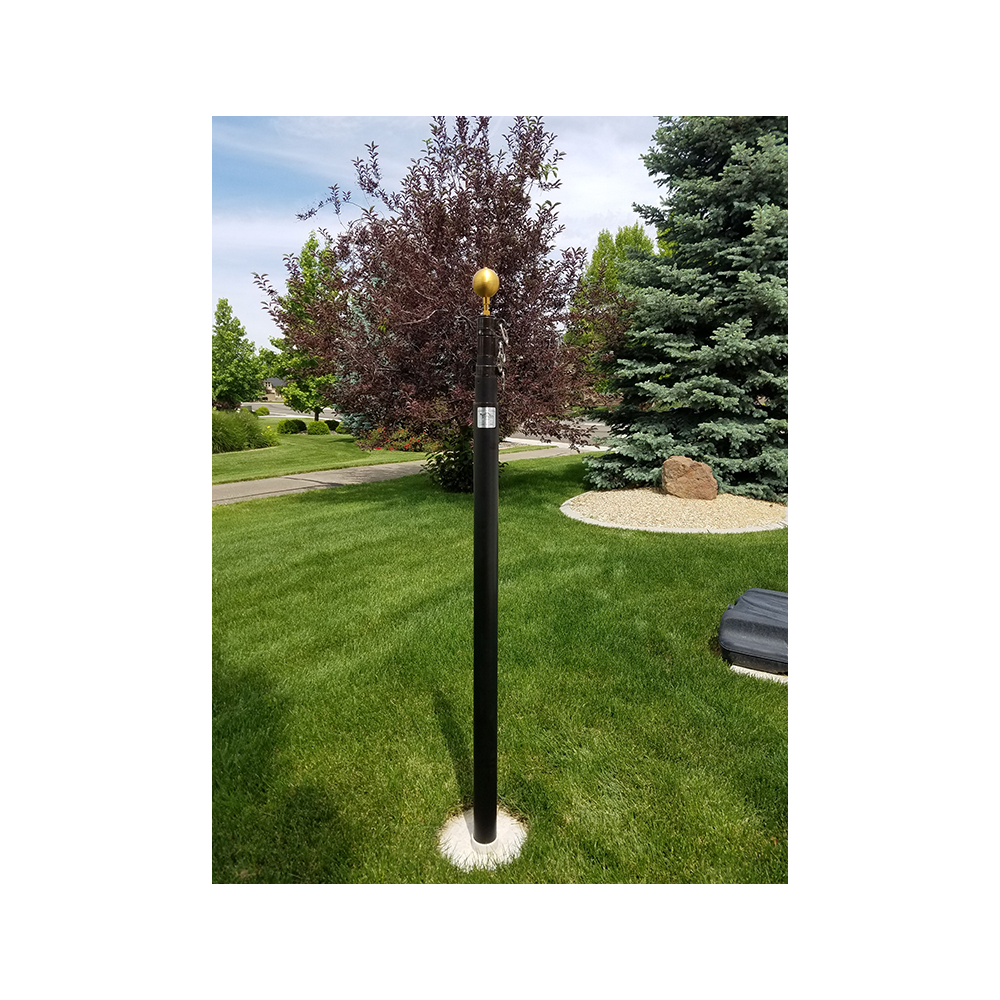 20 ft. Telescoping Flagpole Kit - Bronze &amp; Black - $567.35