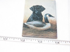 Unbranded Magnetic Black Labrador Retriever &amp; Duck fridge 2 1/8&quot; X 3&quot; Pr... - £8.22 GBP