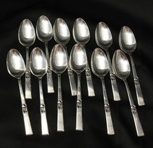 Oneida Morning Star Teaspoons 6-1/8&quot; Lot of 12 Silverplate - $19.59