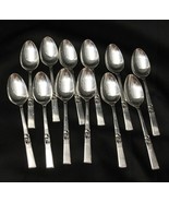 Oneida Morning Star Teaspoons 6-1/8&quot; Lot of 12 Silverplate - $360.25 MXN