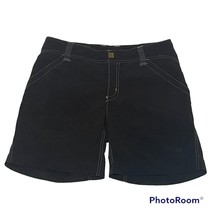 Mountain Hardwear Size 4 Women Black Mid Rise Nylon w/Pockets Shorts - £17.54 GBP