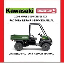 2008 KAWASAKI MULE 3010 DIESEL 4X4 Factory Service Repair Manual - $20.00