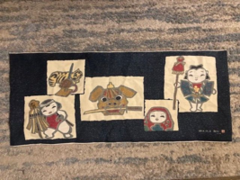 Cute Kanazawa Japan Traditional Toys Banner Japanophile 34&quot; x 14&quot; - $16.74