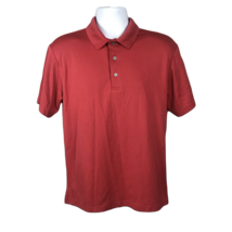 PGA Tour Airflux Golf Men&#39;s Collared Polo Shirt ~ Sz M ~ Orange ~ Short ... - £10.55 GBP