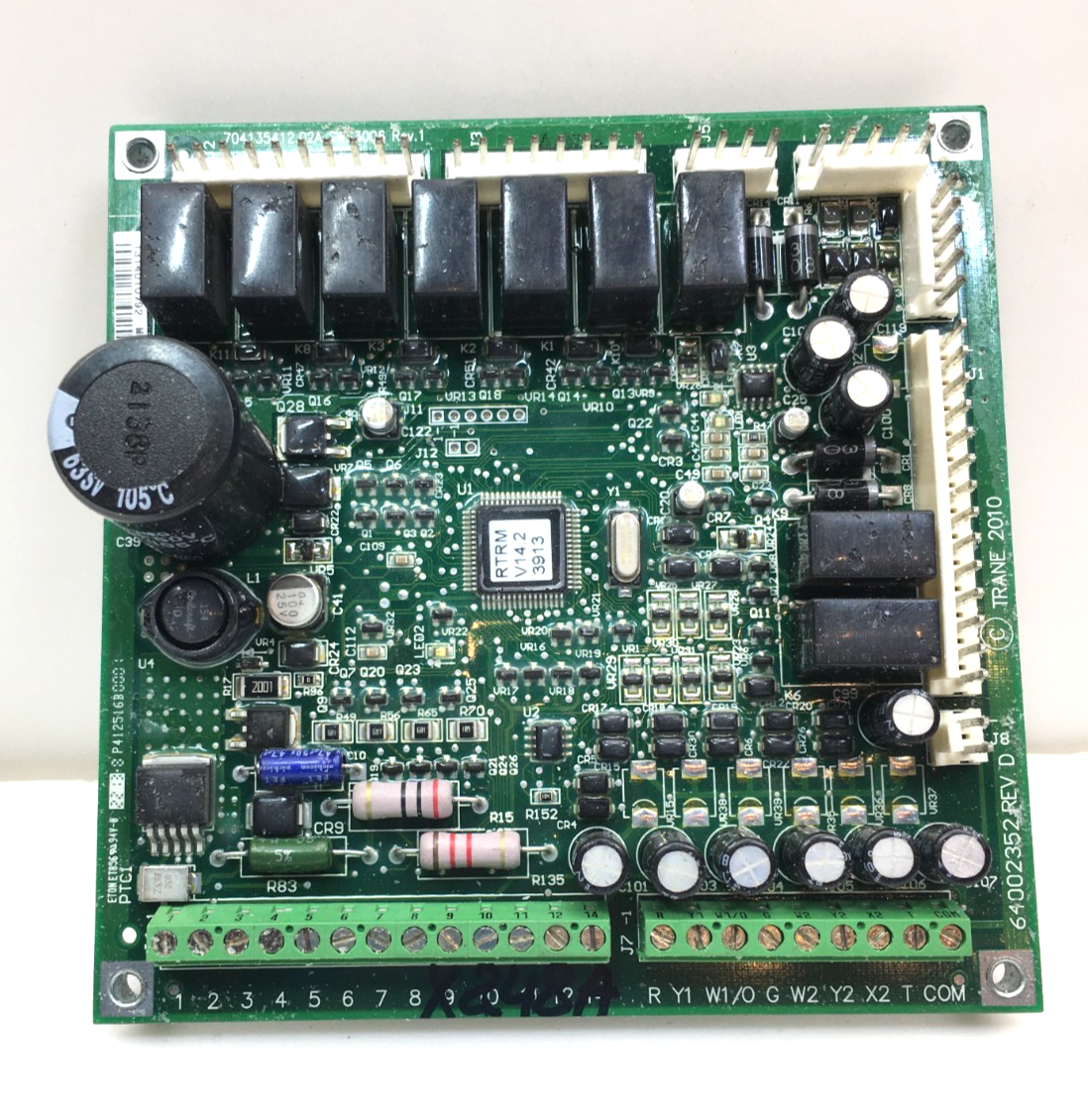 TRANE SWS3006 Rev 1 Control Circuit Board RTRM V14.2 64002352 Rev D  use... - $125.00
