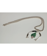 Navajo Ernie Washee Dine contemporary Naja Sterling Silver Necklace 51.8gr - $1,223.02 CAD