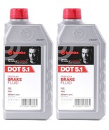 (2) Brake Fluid 0.5L Bottle 500ml Dot 5.1 Brembo Premium 0.5 Liter DBP 2... - £21.30 GBP