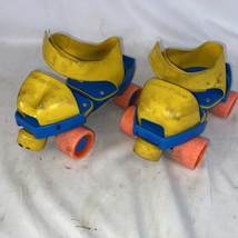 Vintage 1984 Fisher Price Roller Skates Adjustable Size/Lock 1-2-3 Grow With Me - £15.39 GBP