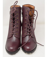 Style &amp; Co Womens Cassyn Brown Lace Up Boots 6.5 M NIB - £61.50 GBP