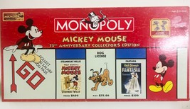 Mickey Mouse 75th Anniversary Collectors Edition Monopoly Game 2004 Comp... - $19.79