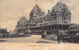 Bluff Point New York Ny~Hotel CHAMBERLAIN~1900s Photo Postcard - £6.76 GBP