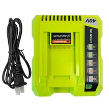 Replacement For Ryobi Op401 40V Lithium-Ion Battery Charger And For Op4015 Op402 - £37.36 GBP