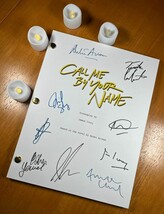 Call Me By Your Name Script Signed- Autograph Reprints - $34.11 CAD
