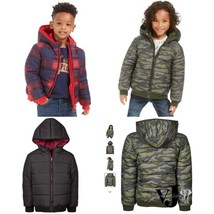 Epic Threads Boys Reversible Water-Resistant  Puffer Jacket - £22.49 GBP