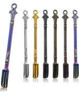 6-Pack Mini Spoons Metal Tiny Shovels 3-Inch Small Medicine Spoon for Ho... - $167.57 MXN