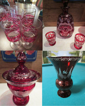 Czech Bohemian Crystal Cut Clear To Cut Glasses, Vases , Egermann, Pick One - £75.30 GBP+