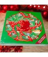 Vtg Sealed Springbok Jigsaw Puzzle O Christmas Wreath 500 Piece Shaped B... - $663.90 MXN