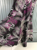 Womens Jindi Psychedelic Hippie 60&#39;s Skirt 32 Boho Swirl Purple Groovy - £21.15 GBP