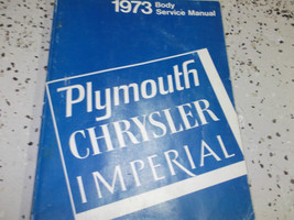 1973 Chrysler Imperial Plymouth Corpo Servizio Riparazione Shop Manuale Fabbrica - £19.61 GBP