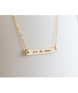 Joie de vivre necklace, French jewelry, girlfriend gift, Valentine gift ... - £14.38 GBP+