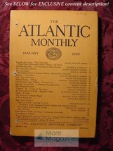 ATLANTIC January 1929 Wilma Prances Minor Susan Alford Joseph Wood Krutch - £8.63 GBP