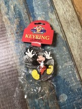 Disney Vintage mickey mouse rubber Silicone keychain NWT - $6.99