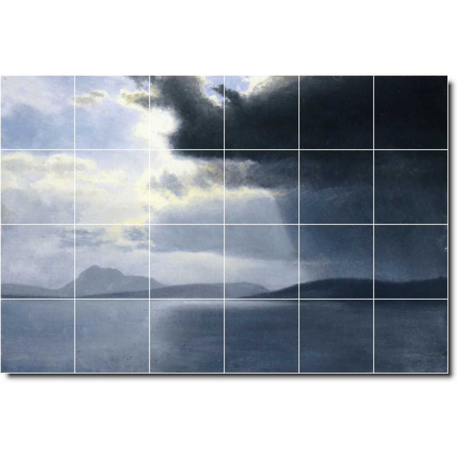 Bierstadt albert approaching thunderstorm on the hudson river