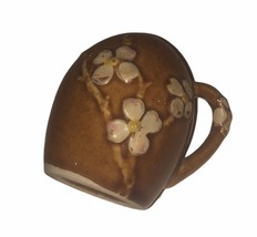 Pikes Peak, Colorado Souvenir Brown Pepper Shaker With Floral Pattern 1960’s - £5.08 GBP