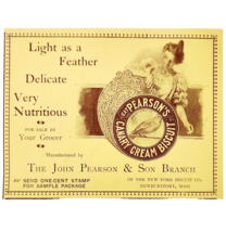 John Pearson Canary Cream Biscuit 1897 Advertisement Victorian Cracker A... - $372.61 MXN