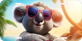Koala Bear Australia Cute Sunglasses Aluminum Metal License Plate 238 - £10.33 GBP+