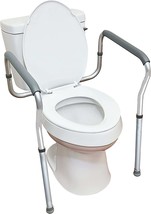 Carex Toilet Safety Frame - Toilet Safety Rails And Grab Bars, Fits Most Toilets - £40.32 GBP