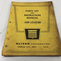 Genuine 1963 Oliver Instructions &amp; Parts Book For No. 558 Loaders C-4578 - $89.99