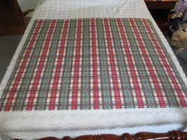 Unused Waverly PICNIC PLAID 100% Cotton TABLECLOTH or FABRIC- 43-1/2&quot; x ... - $12.00
