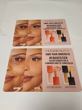 2x Huda Beauty Fauxfilter Color Corrector &amp; Matte Concealer Samples 14 S... - $218.71 MXN