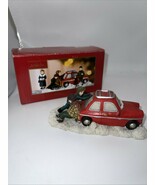 St Nicholas Square Village “ Stuck In A Rut” Guys Pushing Car Only READ - $151.86 MXN