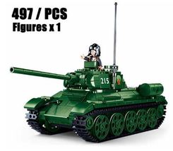 Tank Building Block Classic World War II Military Armored Bricks Kid Toy Gift -8 - $23.85