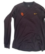 Nike USC Trojans Long Sleeve Dri-Fit Shirt Small Black NCAA Athletic Top image 3