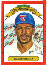 1990 Donruss #3 Ruben Sierra Texas Rangers Diamond Kings - £1.02 GBP