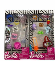 2 Barbie Accessories Fashion Pack Lot Purse/ Unicorn Bag /Happy Birthday - $14.25