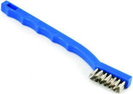 NEW Forney 70488 Stainless Steel Wire Scratch Brush with Plastic Handle 7&quot; - £11.78 GBP