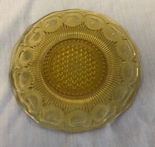 Vintage Indiana Glass Bubble Edge Saucer Plate 5.75” Marigold Glass - $9.45