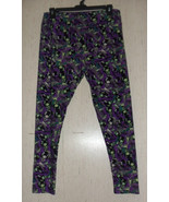 NEW WOMENS LuLaRoe Bride of Frankenstein NOVELTY PRINT LEGGINGS  SIZE TC2 - $44.69 CAD