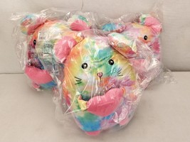 Case Lot of 3 ~ Tie Dye Mouse Shaped Plush Pillow Toy, Brand New. Great ... - £18.54 GBP