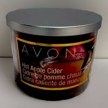 Hot Apple Cider Scented 3 Wick Candle 11 oz Jar Avon NEW - £8.54 GBP