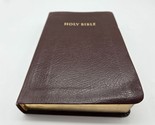 Holy Bible NKJV Concordance Red Letter Nelson 1990 pocket Bible - $9.89