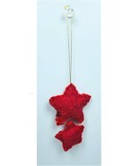 Felt star decorations-red 5.1cm x 8.9cm canvas-
show original title

Ori... - $10.80 CAD