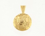 Soccer ball Unisex Charm 14kt Yellow Gold 413609 - £79.38 GBP