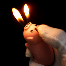 Cute Pig Shape Butane Lighters, Dual Soft Flames Cigarette EDC (Without Fuel) - $15.95