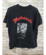 Makaveli Tupac Rap T-Shirt Double Sided The Don Killuminati L/XL - $23.04 CAD