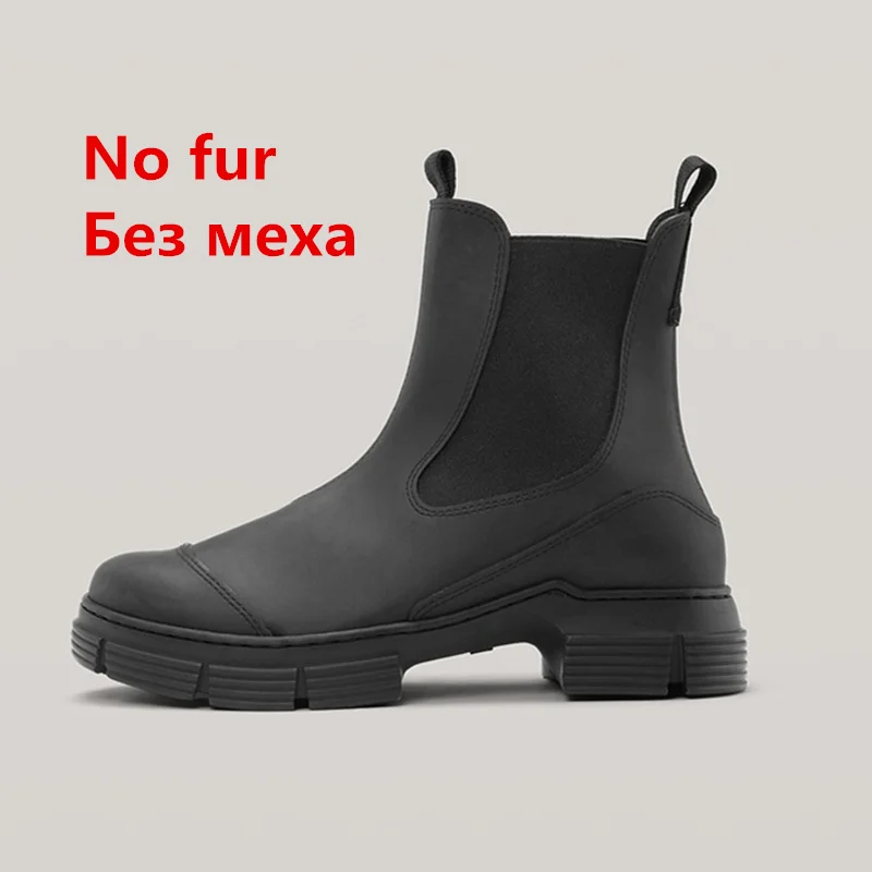FEDONAS Ins Hot  2024 Women Ankle Boots Waterproof Autumn  Motorcycle Boots Plat - £224.54 GBP